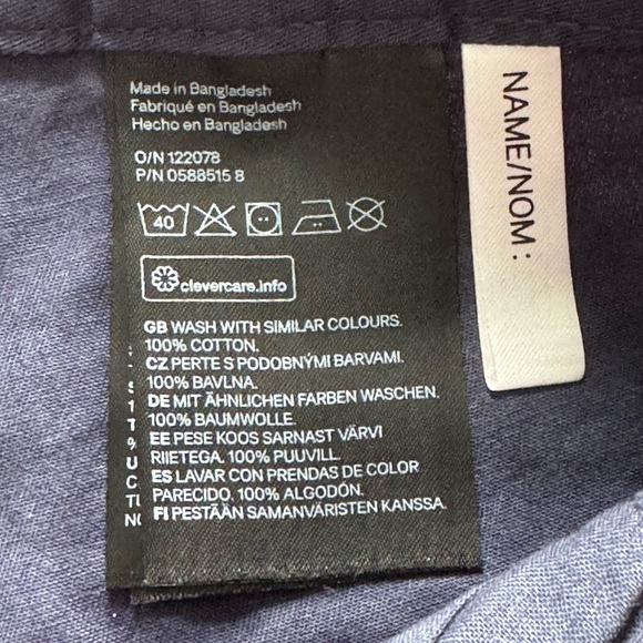 H&M Navy Blue Shorts - Boys Size 12/13 - Picture 9 of 13